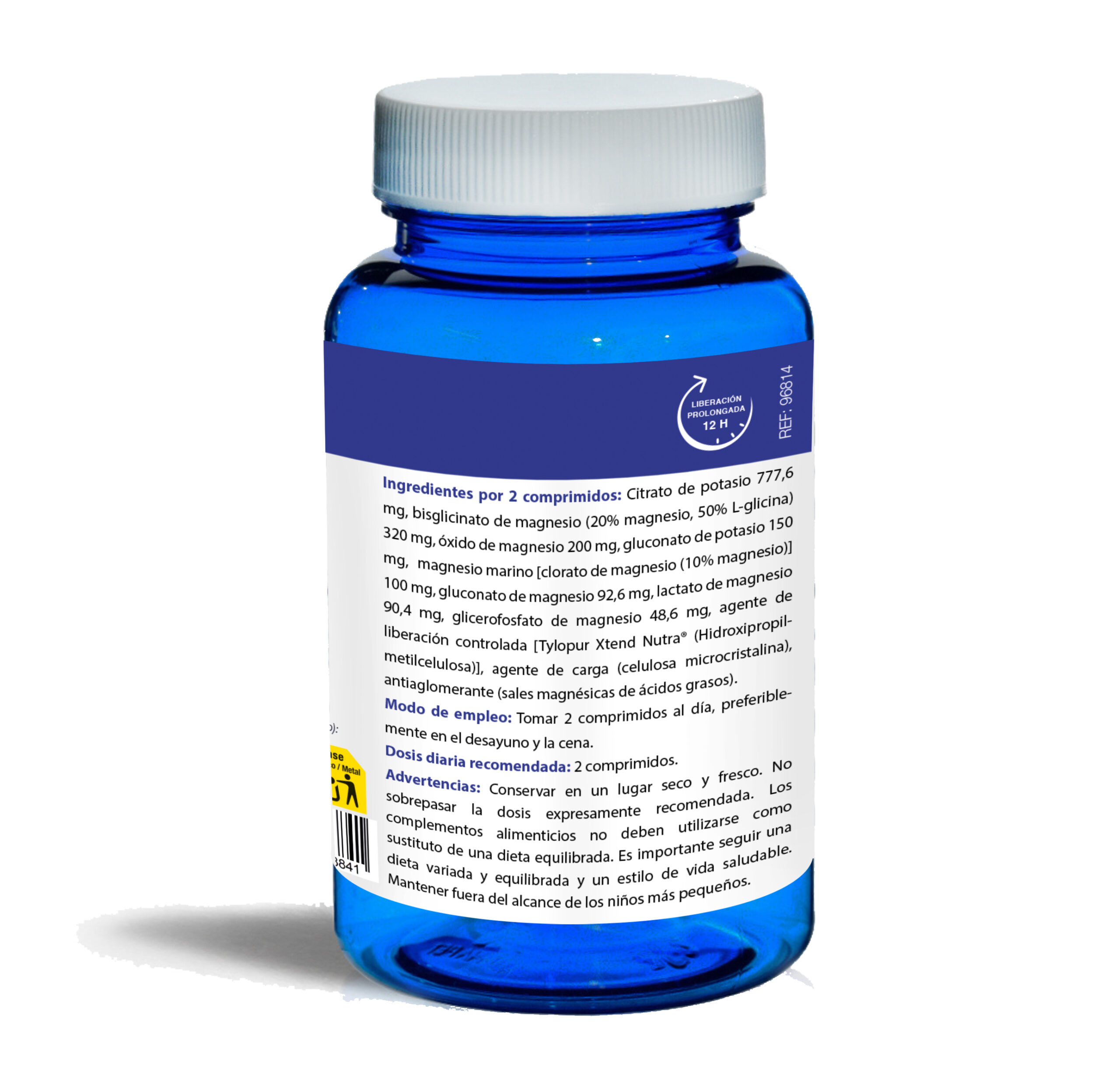 Levels Up Magnesio 101% Vitamina B6 60 comprimidos - Imagen 2