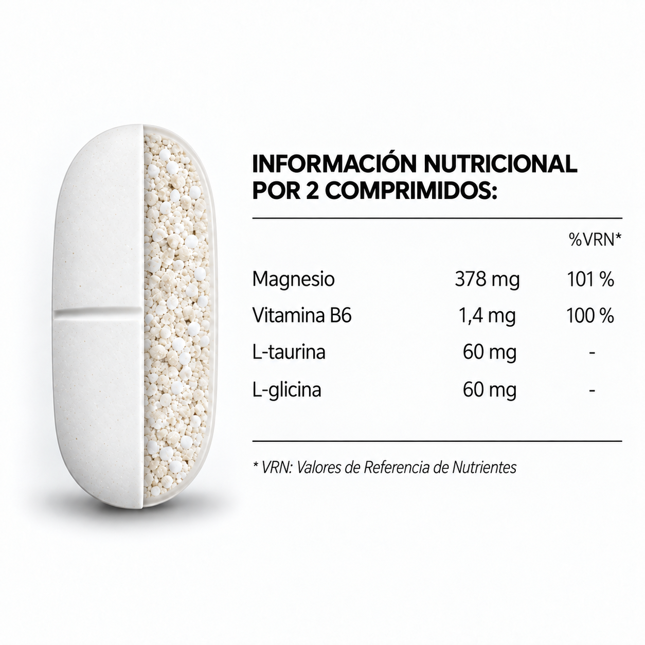 Levels Up Magnesio 101% Vitamina B6 60 comprimidos - Imagen 4