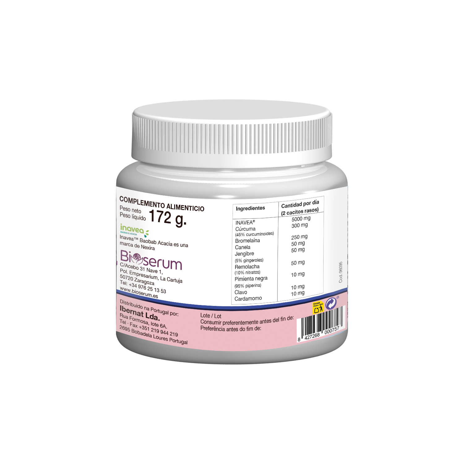 Sensiplus IBG 172 gramos (Inflamación de Bajo Grado) - Imagen 2